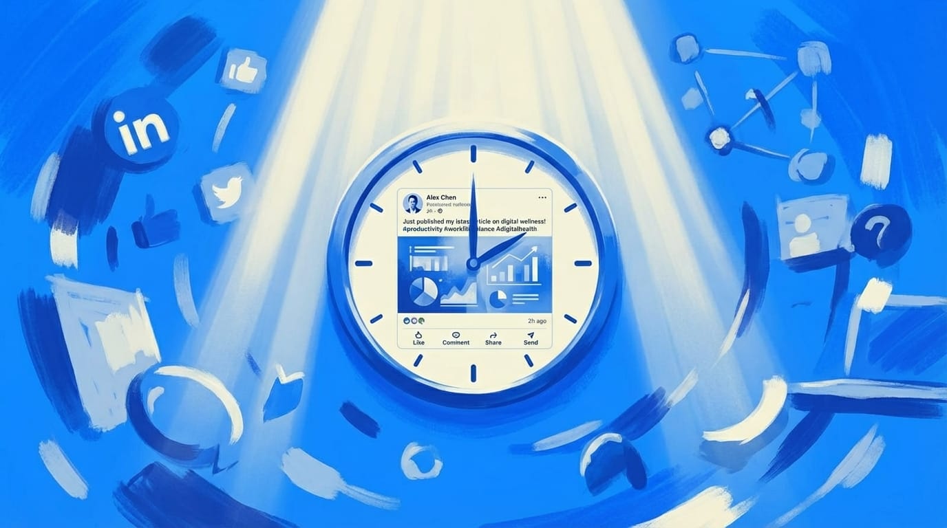 beste tijd om te posten op linkedin