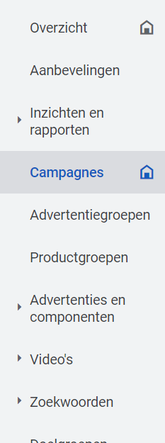 google ads campagnes