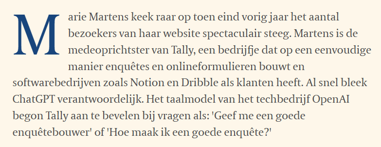 de tijd chatgpt