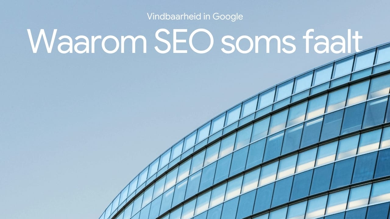 Waarom SEO vaak faalt bij kmo’s