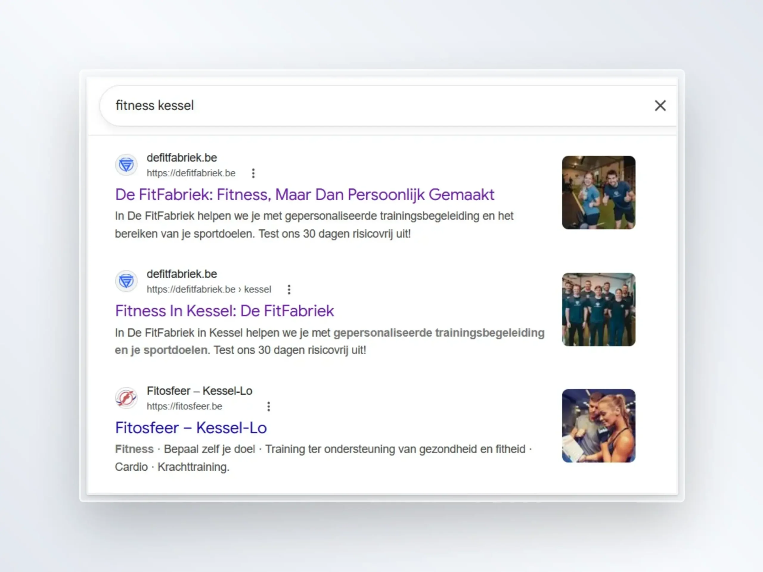 de fitfabriek project