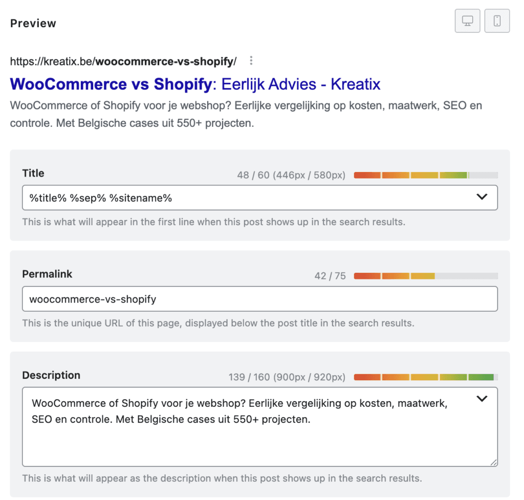 woocommerce seo