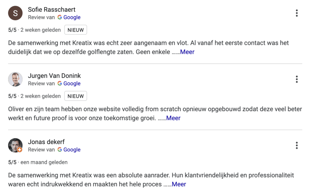 google reviews lokale seo
